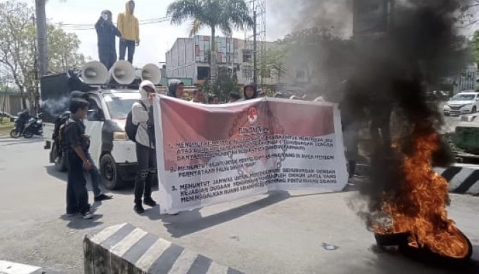 Puluhan Massa Garda Muda Sultra Geruduk Kejati, Desak JAMWAS Periksa JPU Atas Dugaan Rekayasa Kasus BAP PT Midi