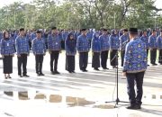 Pj Wali Kota Kendari Tekankan Disiplin ASN saat Pimpin Apel Gabungan