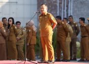 Pimpinan Apel Gabungan, Kepala Inspektorat Sultra Ingatkan Kedisiplinan bagi ASN