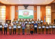 Pj Gubernur Sultra Launching Hasil Sensus Pertanian 2023 Tahap I