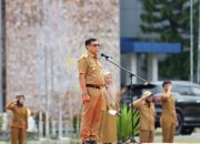 Pimpin Apel Gabungan Lingkup Pemprov Sultra, Kepala BPKAD Sultra Tekankan Kedisiplinan ASN