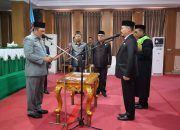 Bupati Ruksamin Lantik Pejabat Sekda Konut