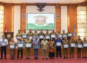 Pj Gubernur Bersama BPS Sultra Launching Hasil Sensus Pertanian 2023 Tahap I 