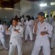 Ujian Kenaikan Tingkat (UKT) tahun 2024 yang digelar Persaudaraan Shorinji Kempo Indonesia (Perkemi) Kendari