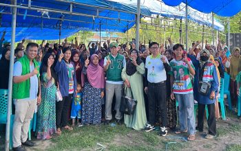Ketua DPW PPP Sulawesi Tenggara Andi Sumangerukka Menyelenggarakan Kampanye di Desa Margacinta, Kecamatan Moramo, Kabupaten Konawe Selatan