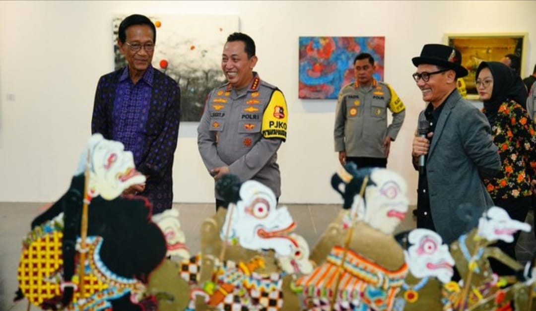Kapolri Jenderal Listyo Sigit Prabowo Hadiri Acara Seni Rupa dan Pentas Musik di Yogyakarta