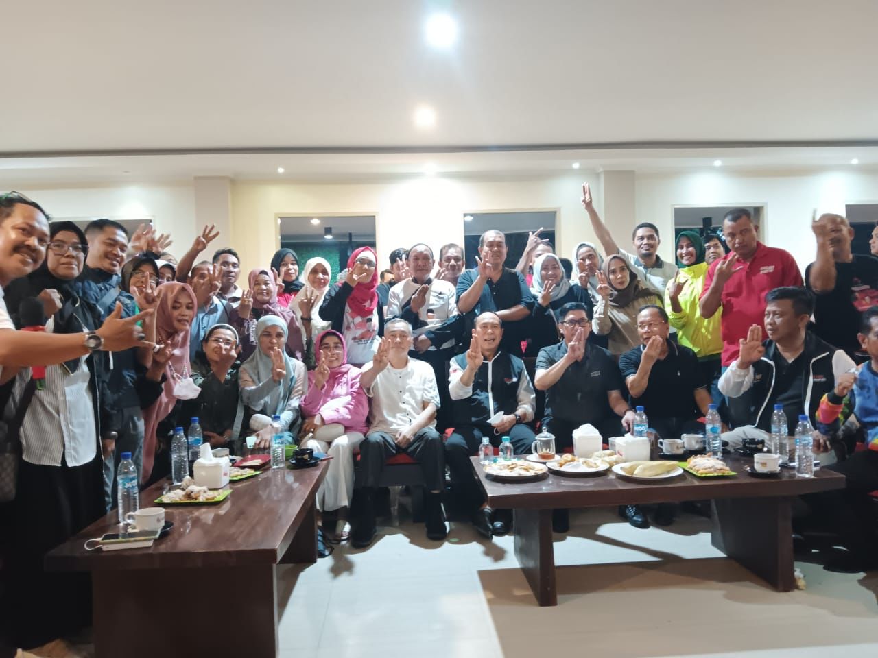 TPD Sultra Ganjar-Mahfud Gelar Nobar Debat Cawapres ke-4