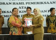 Sekda Konsel Terima LHP Pemeriksaan Kinerja dan PDTT Semester II 2023 dari BPK Sultra