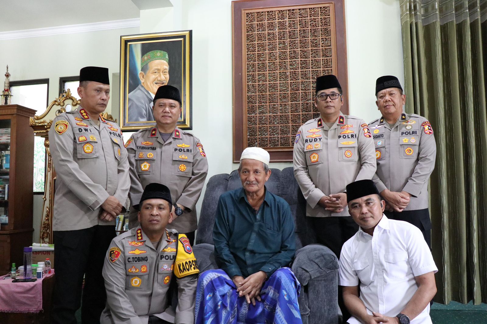 Kunjungan Ops NSC Polri di Ponpes Bumi Shalawat Sidoarjo