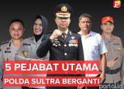 5 PJU Polda Sultra Berganti, Kabid Humas Masuk dalam Daftar