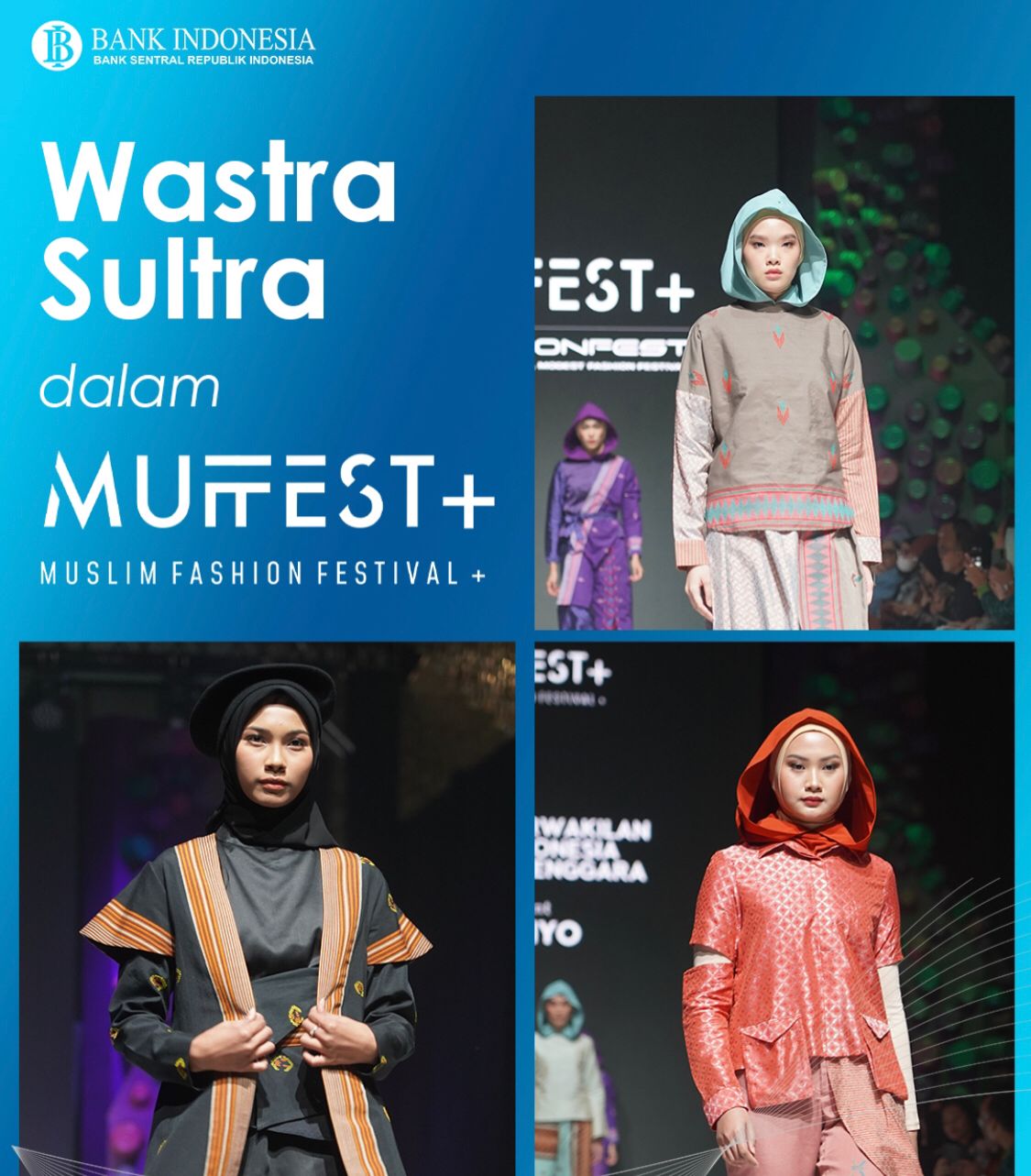 Penampilan Wastra Sultra di Panggung Jakarta Fashion Trend 2024