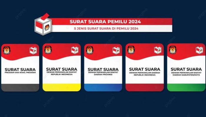 Jelang Pesta Demokrasi, Masyarakat Wajib Tahu 5 Surat Suara Pemilu 2024, Simak Penjelasannya