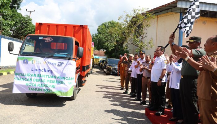 Pemprov Sultra Luncurkan Cadangan Pangan Pemerintah untuk KPM di 17 Kabupaten Kota