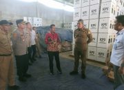 Pj Wali Kota Kendari Tinjau Gudang Logistik KPU Kota Kendari