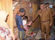 Pj Wali Kota Kendari Kunjungi Beberapa Anak Stunting di Kecamatan Kendari Barat