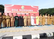 Pj Gubernur Sultra Pimpin Apel Gabungan dan Doa Bersama Dari Sultra untuk Indonesia