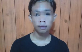 Pemuda berinisial SDI (24), salah seorang pelaku pengancaman dan pengerusakan rumah warga di Jalan MT Haryono