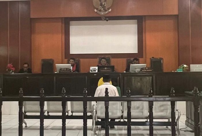 Sidang Tuntutan Kepala Desa Namu Yudin di Pengadilan Tipikor Kendari