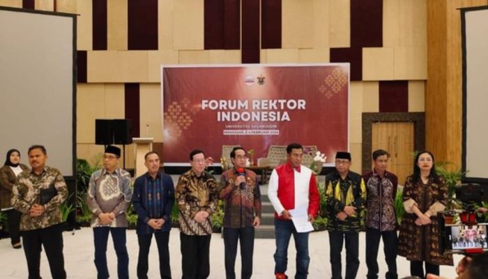 Forum Rektor Indonesia Deklarasi Pemilu Aman dan Damai