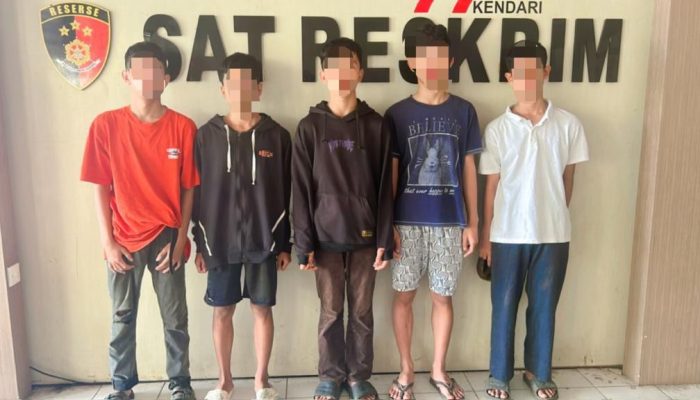 Diduga Hendak Tawuran, Kelompok Remaja di Kendari Diamankan Polisi