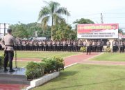 Polresta Kendari Terjunkan 402 Personel untuk Pengamanan Pemilu 2024