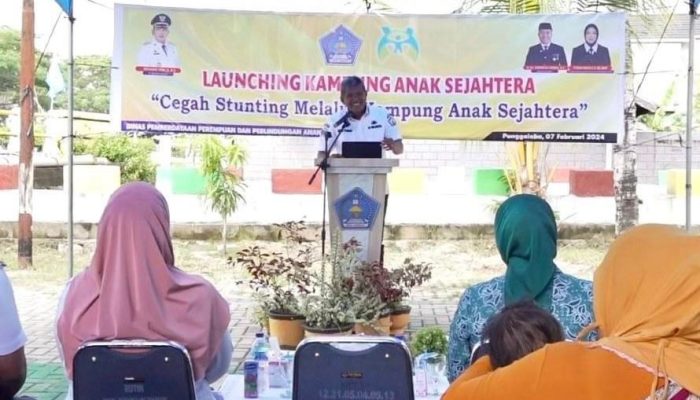 Upaya Cegah Angka Stunting, Pemkot Kendari Launching Kampung Anak Sejahtera