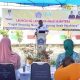 Pj Wali Kota Kendari, Muhammad Yusup saat memberikan sambutan dalam acara launching Kampung Anak Sejahtera di Kelurahan Punggaloba, Kecamatan Kendari Barat
