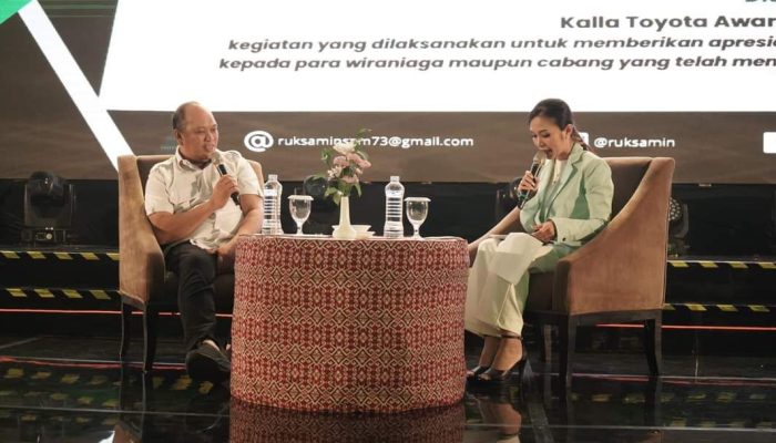 Bupati Konawe Utara Jadi Pembicara di Talk Show Kalla Toyota Award 2024