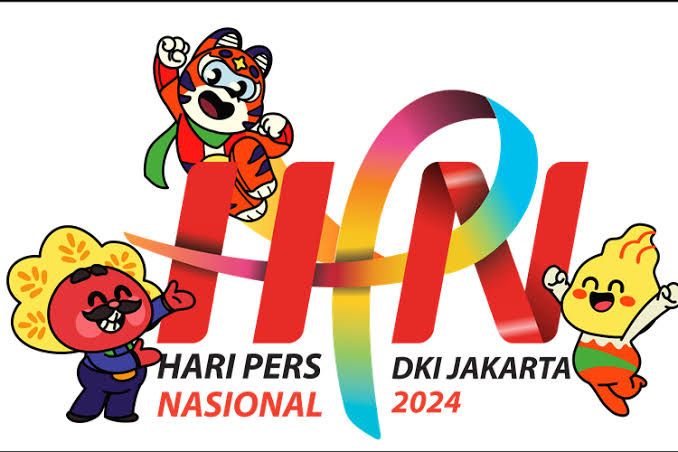 Desain logo resmi Hari Pers Nasional 2024