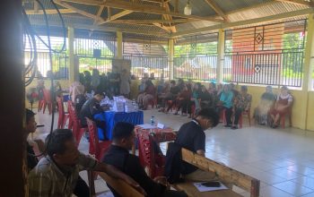 Suasana Pemilu di TPS 02 Desa Mataiwoi, Kecamatan Mowila, Kabupaten Konawe Selatan, Sulawesi Tenggara