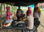 Polda Sultra Gelar Pemeriksaan Kesehatan Bagi Personel Pengamanan TPS Pemilu 2024