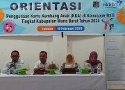 Cegah Terjadi Balita Stunting, BKKBN Sultra Gelar Kegiatan Orientasi Kartu Kembang Anak bagi Kelompok BKB di Muna Barat