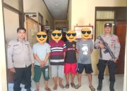Asik Bermain Judi, Empat Warga Konsel Ditangkap Polisi