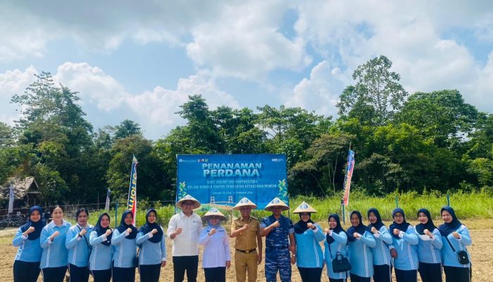 BI Sultra Tanam Perdana Komoditas Pangan di Lahan Lanud HO Kendari