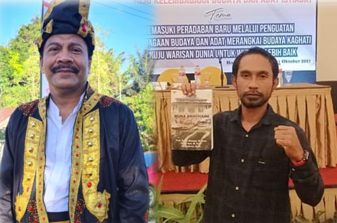 La Ode Darmawan dan Ketua Barisan Muda Kendari Alis Muna Mbotu