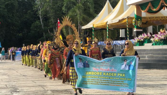 Serunya Pembukaan Jambore PKK di Konawe Selatan