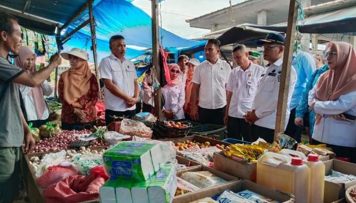 Sidak Pasar Lacaria, Pj Bupati Kolut Monitor Langsung Harga Bahan Pokok Jelang Ramadan