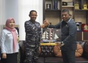 Ketua DPRD Kota Kendari Bersama Sekwan Terima Kunjungan Komandan Lanal Kendari