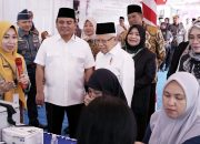 Wapres RI Didampingi Pj Wali Kota Kendari Pantau Penanganan Stunting di Puskesmas Lepo-Lepo