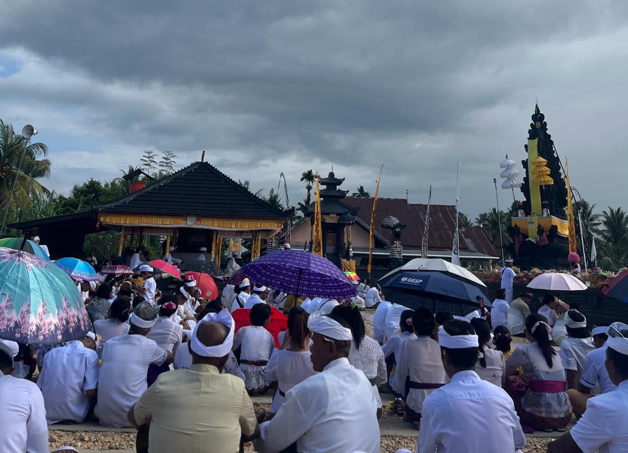 Perayaan Hari Galungan di Jati Bali, Konawe Selatan, Sulawesi Tenggara