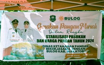 Kolaborasi Pemda Wakatobi dan TNI Polri dalam Gerakan Pangan Murah