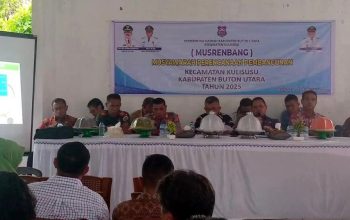 Musrenbang Bapedda Butur di Gedung Pertemuan Kantor Kecamatan Kulisusu, membahas perencanaan pembangunan tahun 2025