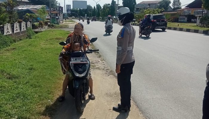 Pengendara Melawan Arus Terjaring Operasi Keselamatan Anoa Polda Sultra