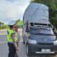 Satgas Gakkum Ops Keselamatan Anoa Polda Sultra saat Menindak Kendaraan Overload