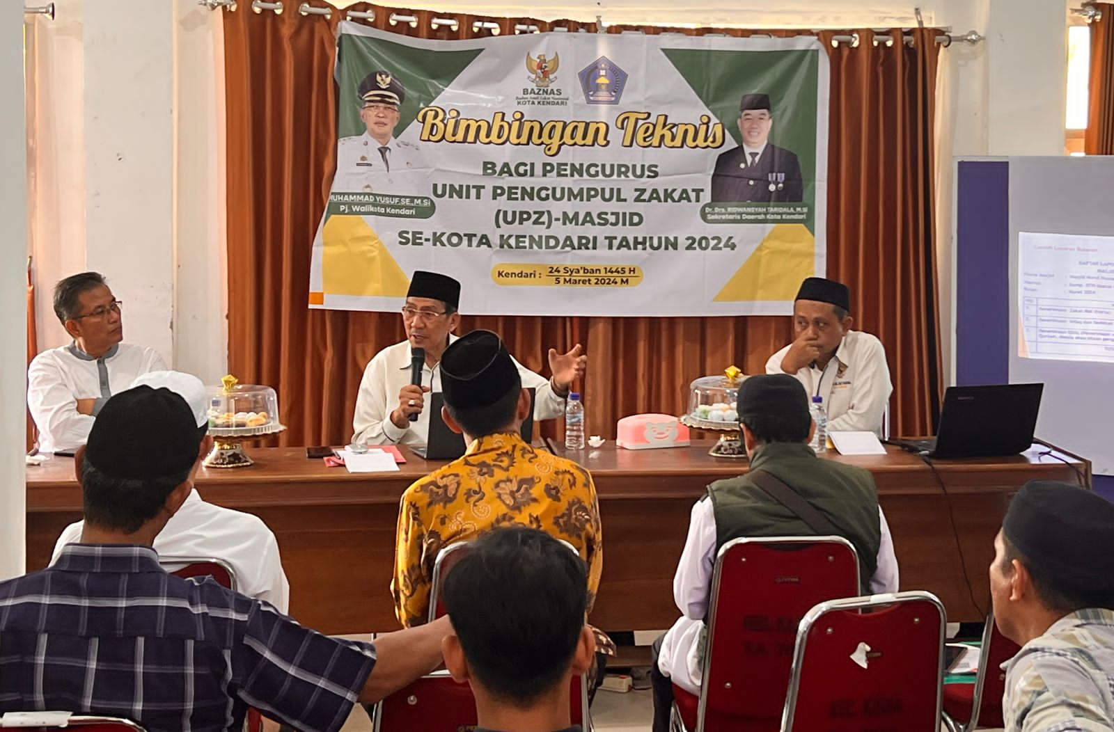 Bimbingan Teknis (Bintek) Unit Pengumpul Zakat (UPZ) Masjid se Kota Kendari