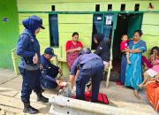 Patroli Kesehatan Siaga Bencana Banjir Kunjungi Kelurahan Mataiwoi
