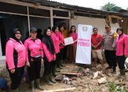 Bhayangkari Sultra Salurkan Bantuan Bagi Korban Banjir di Kendari