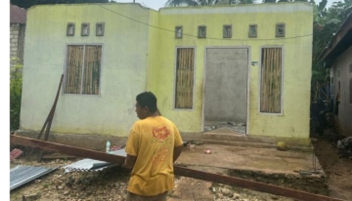 Sejumlah Rumah warga di Wakatobi Rusak Berat Diterpa akibat Angin Kencang 