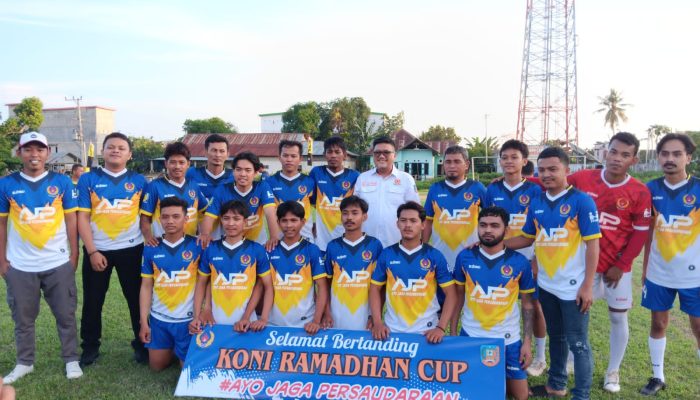 KONI Ramadhan Cup di Tinanggea Resmi Bergulir, AJP Pesan Jaga Sportivitas