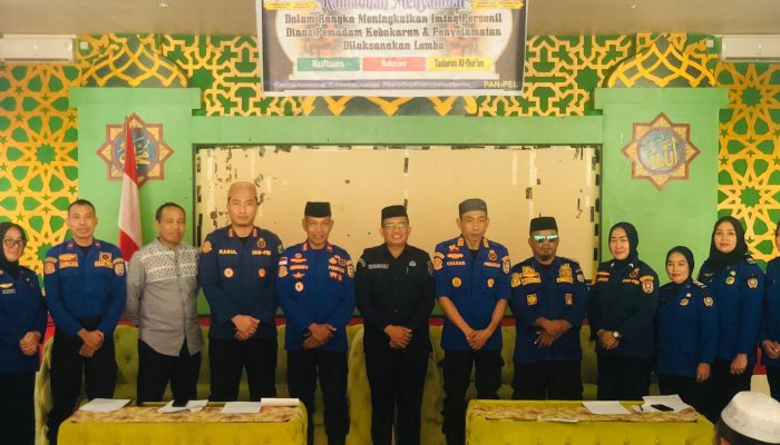 Tingkatkan Imtaq Personel, Damkarmat Konsel Gelar Lomba Bertajuk Ramadan Menyambar